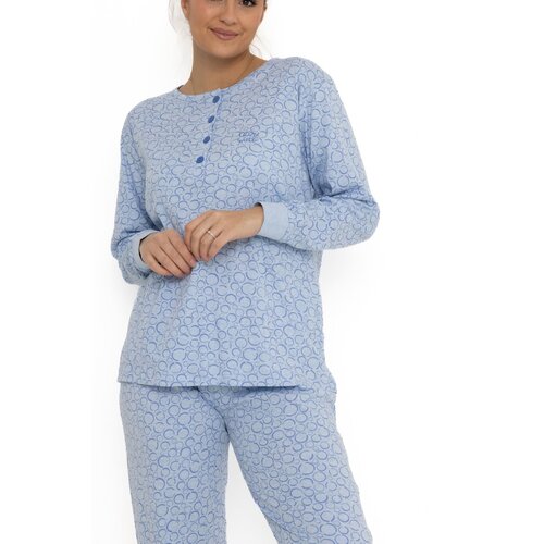 Cocodream Dames pyjama interlock - blauw