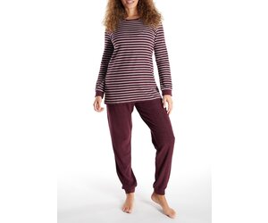 Neo Noir Wide leg stoffen broek met elastische band, model 'Sonar' in Neo Noir Wide leg stoffen broek met elastische band, model 'Sonar' in