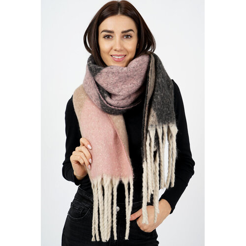 Texo Dames wintersjaal - Woodrose combi