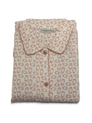 Cocodream Flanellen dames pyjama - doorknoop - roze