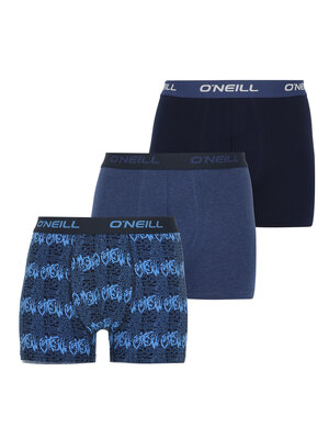 O'Neill Heren Boxershorts 3-pack - Wave Blue