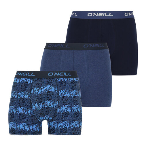 O'Neill Heren Boxershorts 3-pack - Wave Blue