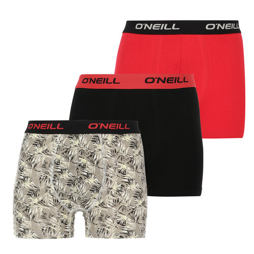 O'Neill Heren Boxershorts 3-pack - Frozen Leafs O'Neill Heren Boxershorts 3-pack - Frozen Leafs