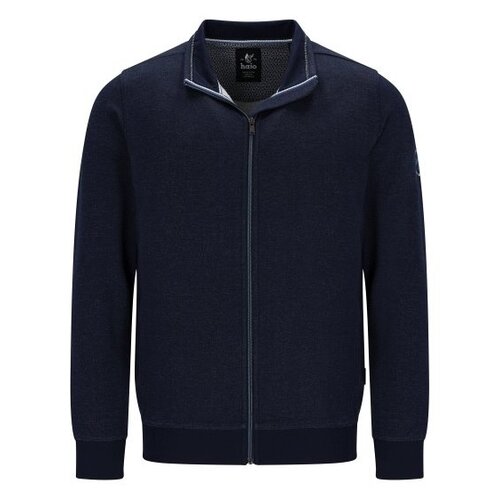 Hajo Heren sweatvest - donkerblauw Hajo Heren sweatvest - donkerblauw