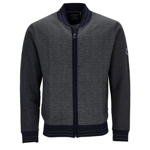 Hajo Heren Vest – Antraciet met blauwe accenten Hajo Heren Vest – Antraciet met blauwe accenten