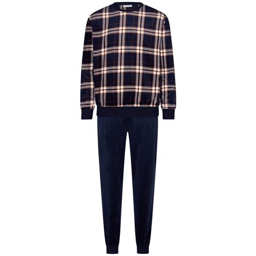 Pastunette Heren pyjama velours fleece - extra warm