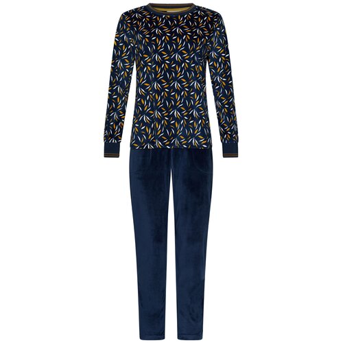 Pastunette Dames pyjama - velours fleece kwaliteit - dark blue Pastunette Dames pyjama - velours fleece kwaliteit - dark blue