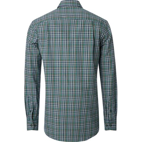 Redmond Overhemd heren lange mouw - ruit - groen blauw Redmond Overhemd heren lange mouw - ruit - groen blauw