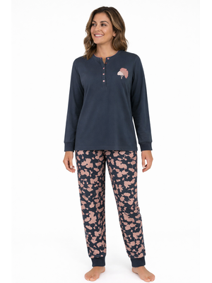 Lunatex Dames pyjama interlock - extra warm Lunatex Dames pyjama interlock - extra warm