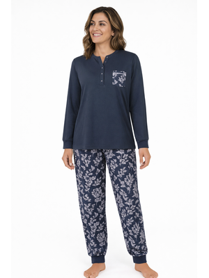 Lunatex Dames pyjama interlock - extra warm Lunatex Dames pyjama interlock - extra warm