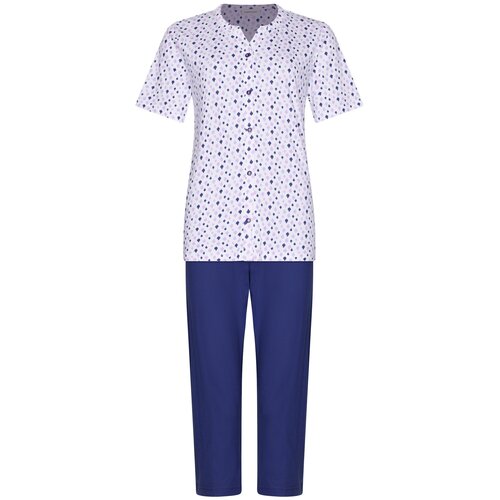 Pastunette Dames pyjama korte mouw met 3/4 broek- Purple Haze