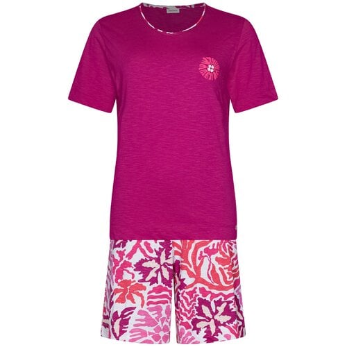 Pastunette Dames shortama- Paradise Pink - Katoen - Roze/Paars