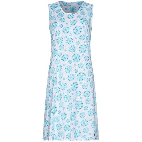Pastunette Mouwloos dames nachthemd - turquoise