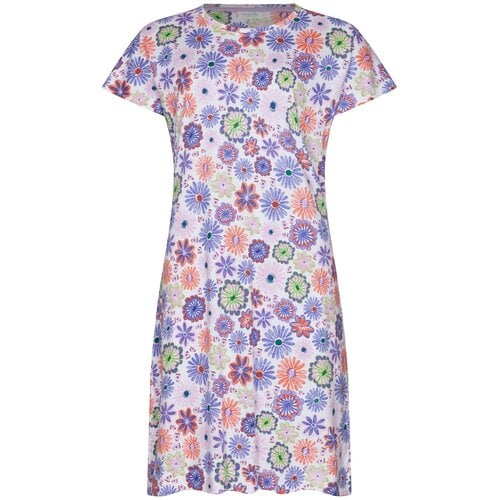 Rebelle by Pastunette Dames nachthemd korte mouw - waterflower