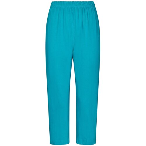 Pastunette Dames pyjama korte mouw met 3/4 broek- turquoise