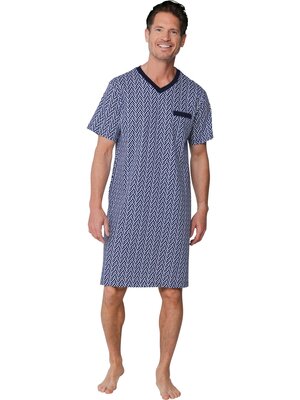 Pastunette Heren nachthemd korte mouw - blue motion