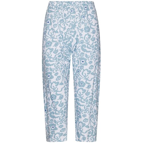 Pastunette Dames pyjama korte mouw met 3/4 broek- Stone Blue