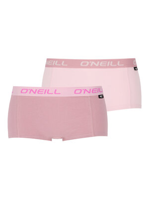 O'Neill Dames boxershorts 2-pack - mauve light lilac O'Neill Dames boxershorts 2-pack - mauve light lilac