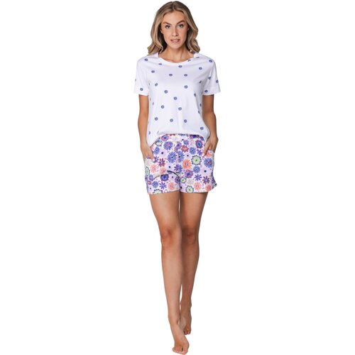 Rebelle by Pastunette Dames shortama - bio katoen - Waterflower