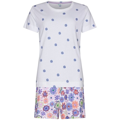 Rebelle by Pastunette Dames shortama - bio katoen - Waterflower