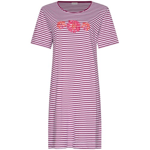 Pastunette Dames nachthemd korte mouw - Pink Stripes Pastunette Dames nachthemd korte mouw - Pink Stripes