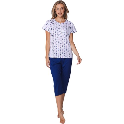 Pastunette Dames pyjama Purple Haze – 3/4 broek – katoen Pastunette Dames pyjama Purple Haze – 3/4 broek – katoen