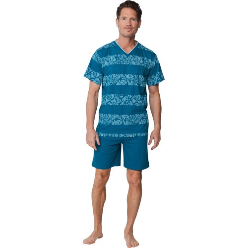 Pastunette Heren Shortama Ocean Flower | Katoen