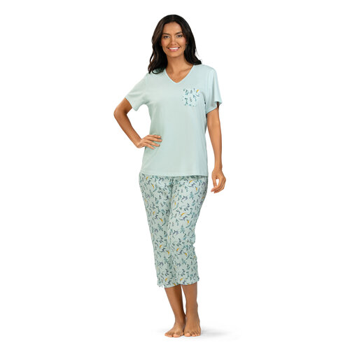 Comtessa Dames Pyjama – Zomer – 7/8 Broek – 100% Katoen