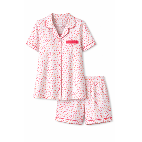 Comtessa Dames shortama met doorknoop jasje - katoen Comtessa Dames shortama met doorknoop jasje - katoen