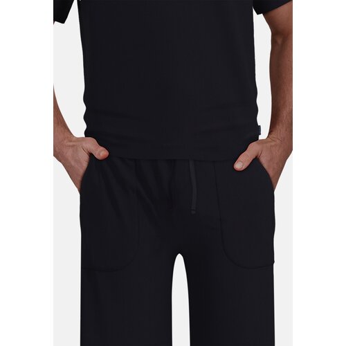 Ceceba Heren Shortama – 100% Katoen – Donkerblauw met Print