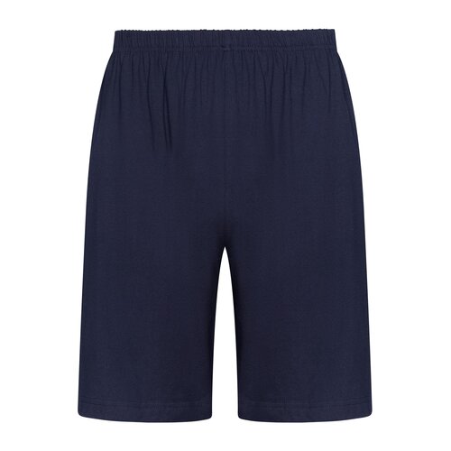 Robson Heren Shortama – Donkerblauw – Grafisch Dessin – 100% Katoen