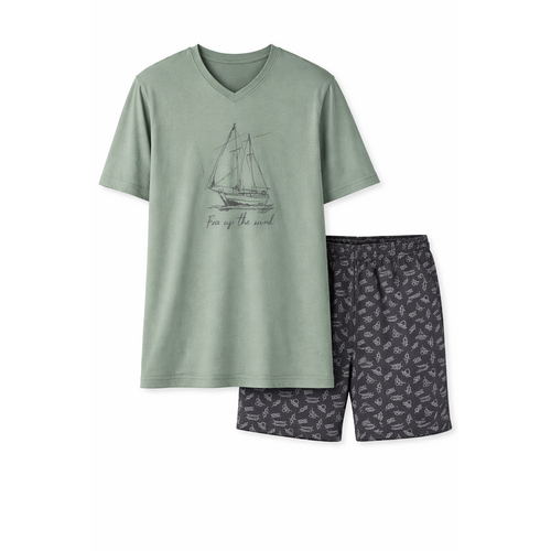 Comte Heren Shortama – Saliegroen – 100% Katoen