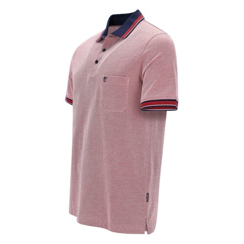 Hajo Heren Poloshirt Piqué Lava Rood | Stay Fresh | Regular Fit Hajo Heren Poloshirt Piqué Lava Rood | Stay Fresh | Regular Fit