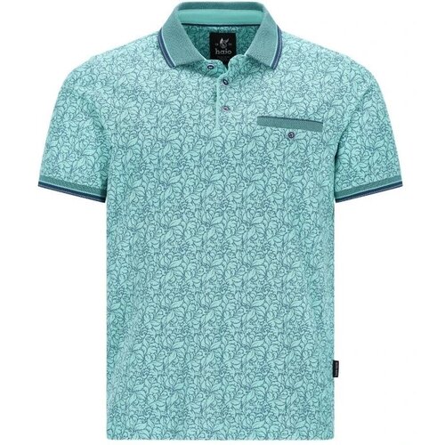 Hajo Heren Poloshirt – Stay Fresh – Smaragd Groen – Floral Print