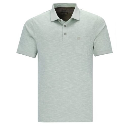 Hajo Heren Poloshirt – Softknit – Lichtgroen Gemêleerd (Slub Yarn) Hajo Heren Poloshirt – Softknit – Lichtgroen Gemêleerd (Slub Yarn)