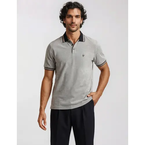 Hajo Heren Poloshirt – Stay Fresh – Mandarine – Piqué