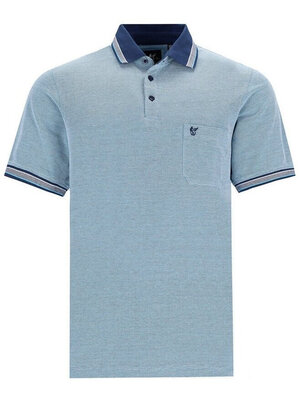 Hajo Heren Poloshirt – Stay Fresh – Lichtblauw – Piqué
