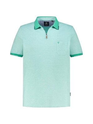 Hajo Heren Poloshirt – Stay Fresh – Mintgroen – Met Rits