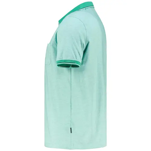 Hajo Heren Poloshirt – Stay Fresh – Mintgroen – Met Rits