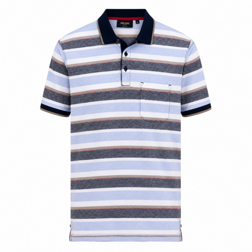 Pre End Heren Polo – 100% Katoen – Regular Fit – Fijne Streep