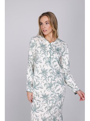 Pastunette Dames Nachthemd Nordic Leaf - Katoen Pastunette Dames Nachthemd Nordic Leaf - Katoen