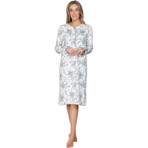 Pastunette Dames Nachthemd Nordic Leaf - Katoen Pastunette Dames Nachthemd Nordic Leaf - Katoen
