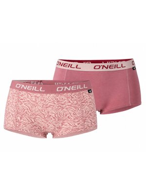 O'Neill Dames boxershorts 2-pack - swirl zebra rose