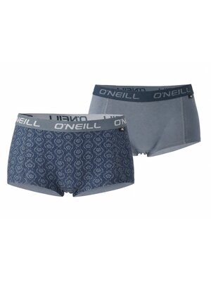 O'Neill Dames boxershorts 2-pack - deco floral blue
