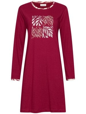 Pastunette Dames Nachthemd Rosewood Comfort – Donkerrood – 100% Biologisch Katoen Pastunette Dames Nachthemd Rosewood Comfort – Donkerrood – 100% Biologisch Katoen
