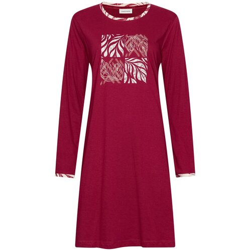 Pastunette Dames Nachthemd Rosewood Comfort – Donkerrood – 100% Biologisch Katoen Pastunette Dames Nachthemd Rosewood Comfort – Donkerrood – 100% Biologisch Katoen
