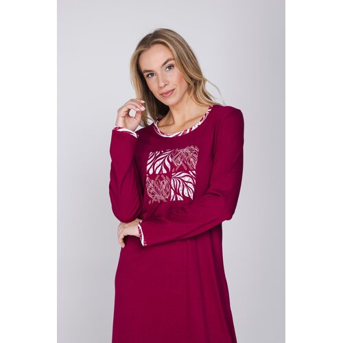 Pastunette Dames Nachthemd Rosewood Comfort – Donkerrood – 100% Biologisch Katoen Pastunette Dames Nachthemd Rosewood Comfort – Donkerrood – 100% Biologisch Katoen
