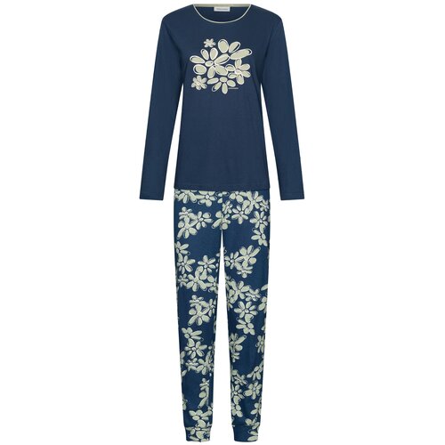 Pastunette Dames Pyjama Nordic Bloom – Donkerblauw – Biologisch Katoen Pastunette Dames Pyjama Nordic Bloom – Donkerblauw – Biologisch Katoen
