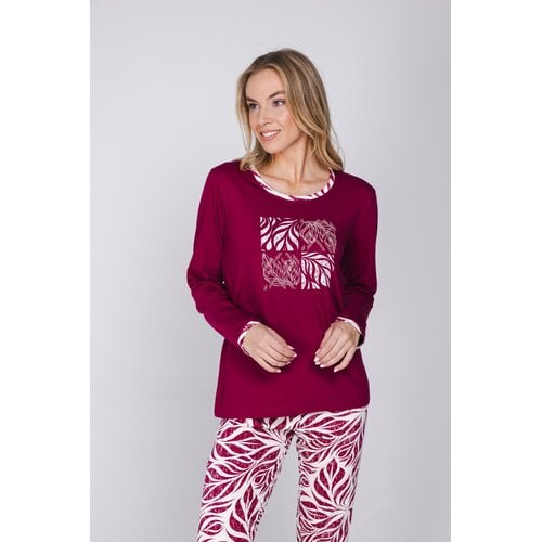 Pastunette Dames Pyjama Rosewood Comfort – Donkerrood – Bio Katoen Pastunette Dames Pyjama Rosewood Comfort – Donkerrood – Bio Katoen