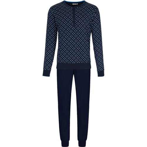 Pastunette Heren Pyjama Blue Draft – Donkerblauw – 100% Katoen Pastunette Heren Pyjama Blue Draft – Donkerblauw – 100% Katoen